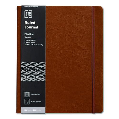 Flexible-Cover Business Journal with Elastic Closure
