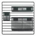 Metal Mesh 3-Compartment Cubicle/Wall-Mount Office Supplies Organizer
