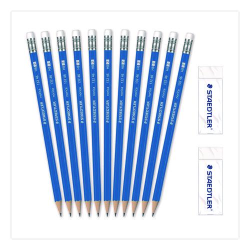 Pre-Sharpened Wooden Pencils with (40) Block Erasers