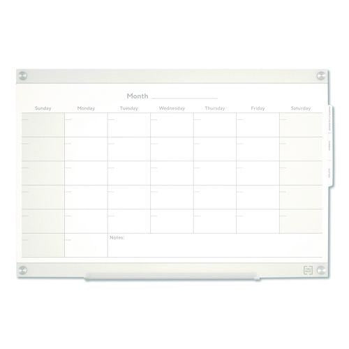Magnetic Glass Dry Erase Board with Templates
