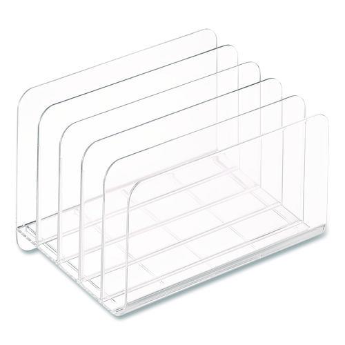 5-Compartment Plastic Incline Sorter