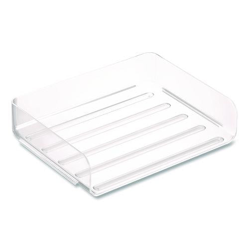 Clear Side Load Stackable Plastic Letter Tray