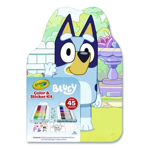 Bluey Color and Sticker Kit