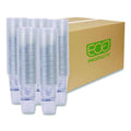 BlueStripe Recycled Content Clear Plastic Cold Drink Cups