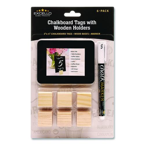 Tabletop Chalkboard Tag