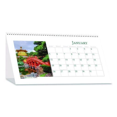 Recycled Gardens of the World Monthly Desktop Calendar