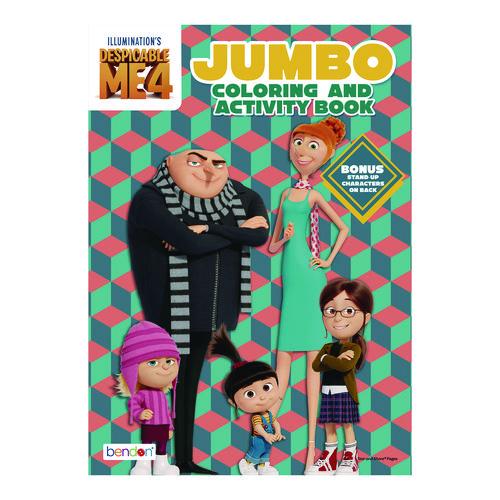 Despicable Me 4 Jumbo Coloring and Activity Book