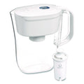 Small 6-Cup Water Filter Pitcher with 1 Standard Filter