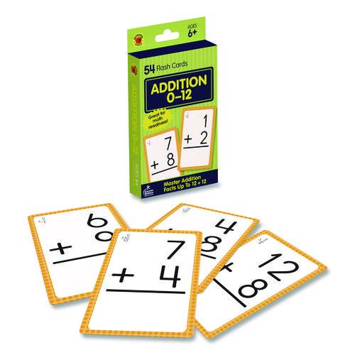 Addition 0 to 12 Flash Cards