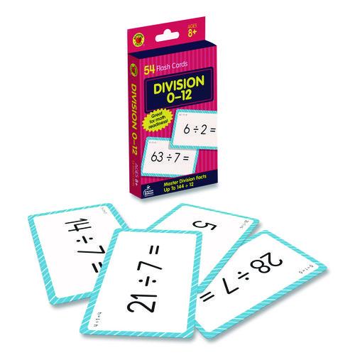 Division 0 to 12 Flash Cards