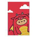 Smoko Tayto Dragon Layflat Notebook