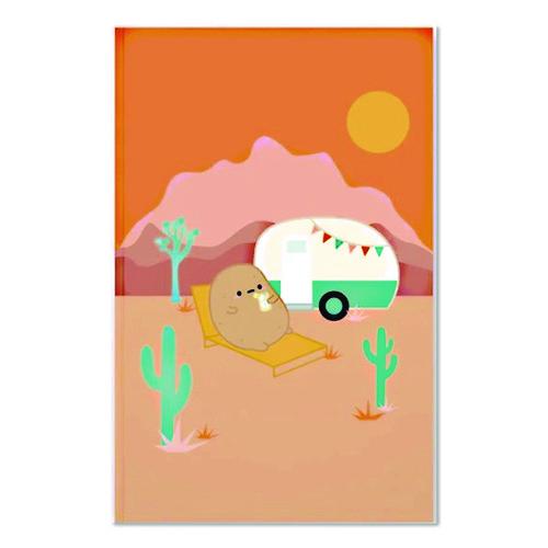 Smoko Tayto Potato Joshua Tree Layflat Notebook