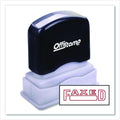 Pre-Inked Message Stamp with Blank Date Box
