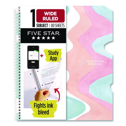 Brushy Moves Pastel Waves Design Notebook w/ Study App