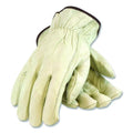 Economy Grade Top-Grain Cowhide Leather Drivers Gloves