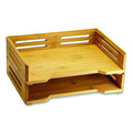 Bamboo Stackable Desktop Document Trays