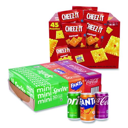Soda Mini Variety and Cheez-It Combo Pack