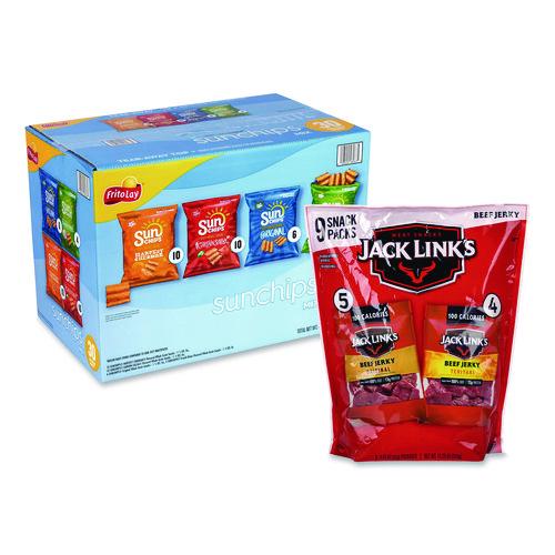 Sunchips and Jack Link's Beef Jerky Variety Pack