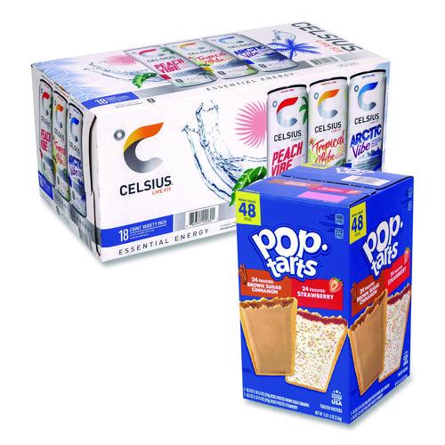 Celcius Vibe and Pop Tarts Variety Combo Pack
