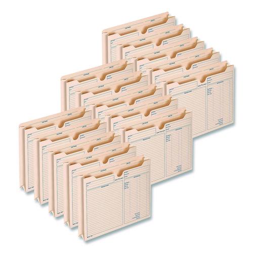 Pre-Printed Heavy-Duty Reinforced File Pocket