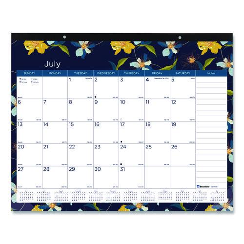 Academic 18-Month Desk Pad Calendar