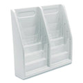 Multi-Tiered Desktop/Wall-Mount Literature Holders
