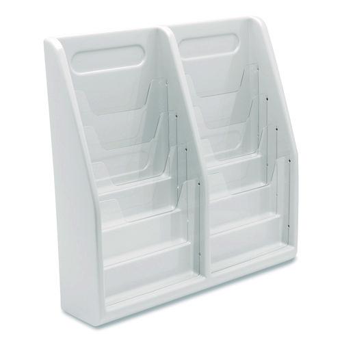 Multi-Tiered Desktop/Wall-Mount Literature Holders