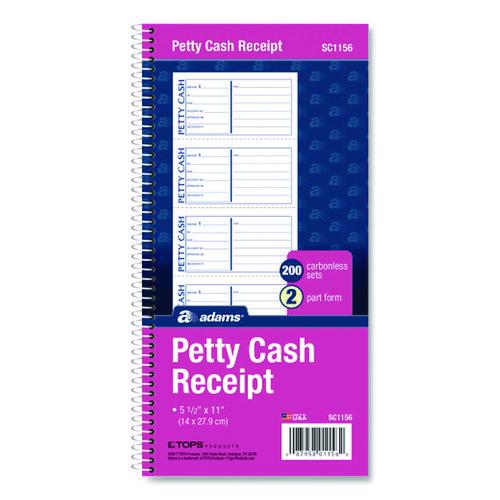 Petty Cash Receipt Book
