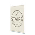 Anti-Glare Wall Mount Sign Holder