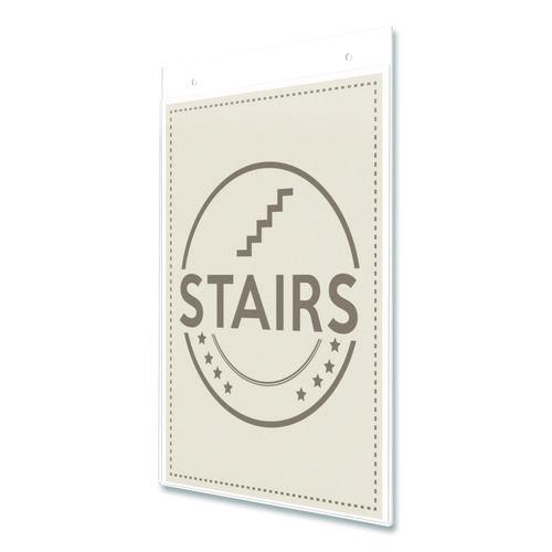 Anti-Glare Wall Mount Sign Holder