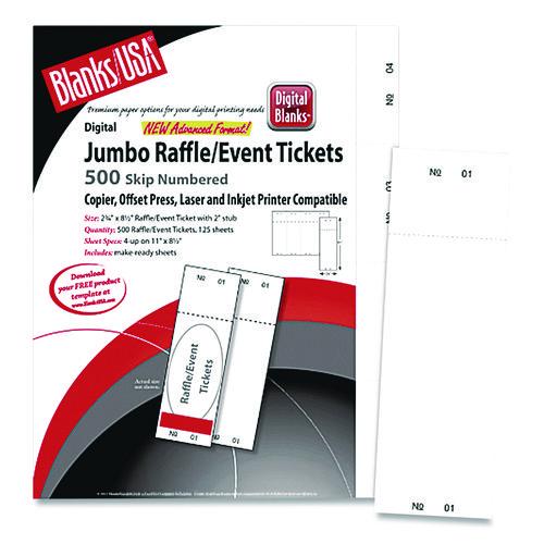 Jumbo Micro-Perforated Event/Raffle Ticket