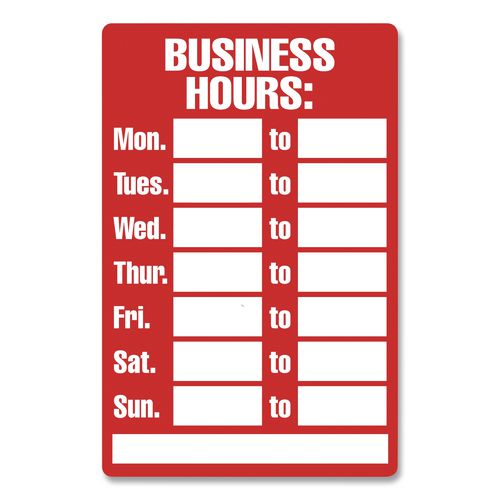 Open/Closed Business Hours Sign Kit
