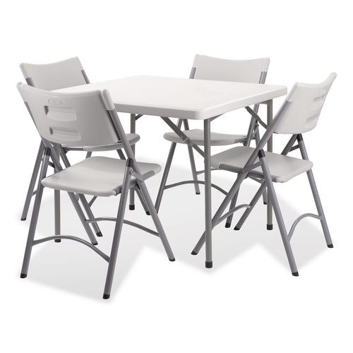 Heavy-Duty Folding Table and Folding Chair Set