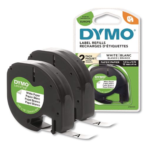 LetraTag Paper Label Tape Cassettes