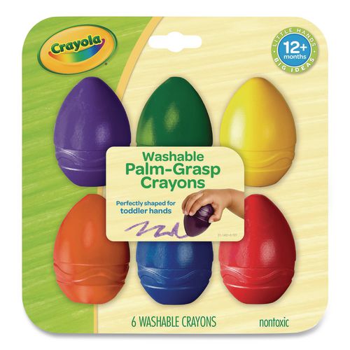 My First Washable Palm Grasp Crayons