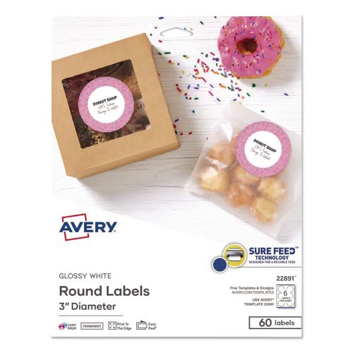 Sure Feed Glossy Labels