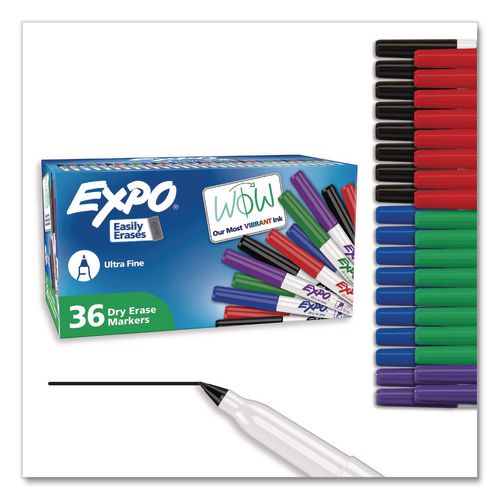 Low-Odor Dry Erase Marker Office Value Pack