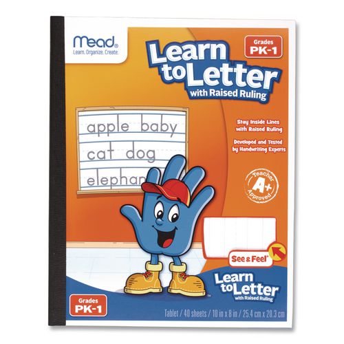 Learn to Letter Primary Journal with Raised Ruling