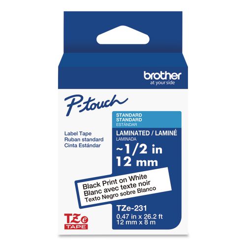TZe Standard Adhesive Laminated Labeling Tape
