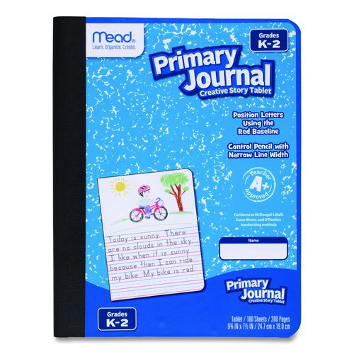 Primary Journal Half Page Ruled