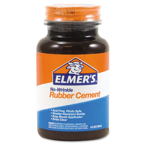 Rubber Cement with Brush Applicator