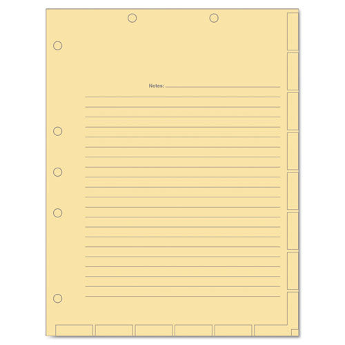Medical Chart Index Divider Sheets
