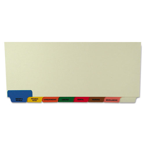 Bottom Tab Medical Chart Divider Sets