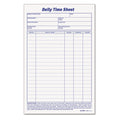 Daily Time and Job Sheets
