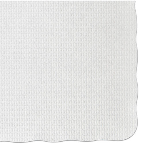 Knurl Embossed Scalloped Edge Placemats