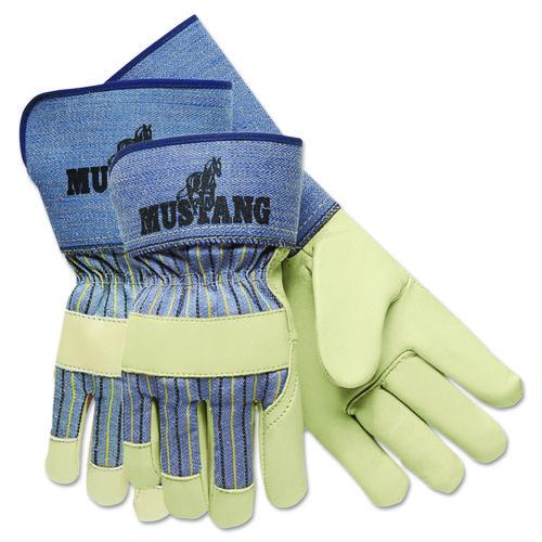 Mustang Premium Grain-Leather-Palm Gloves