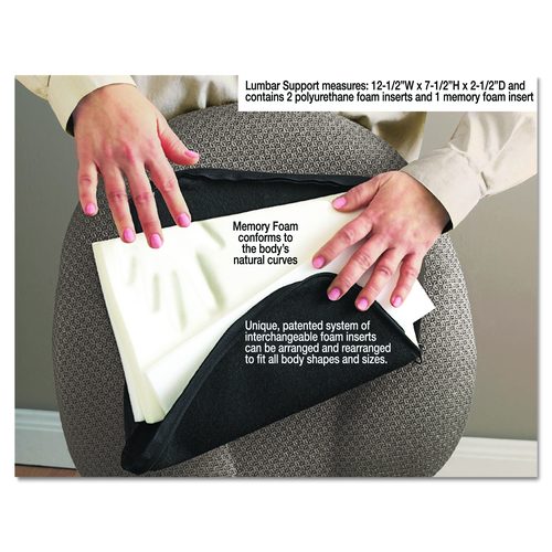 The ComfortMakers Deluxe Lumbar Support Cushion