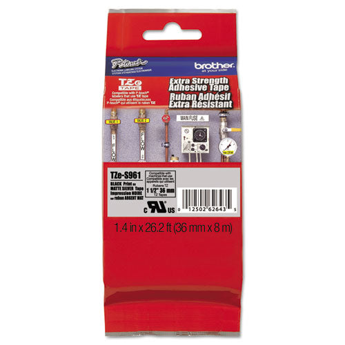 TZ Extra-Strength Adhesive Laminated Labeling Tape