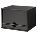 Midnight Black Collection Desktop Organizer