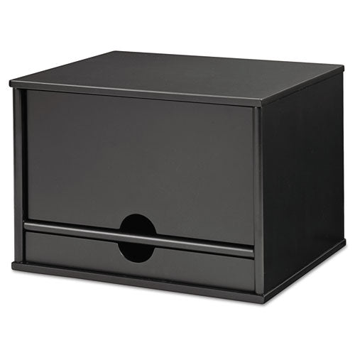 Midnight Black Collection Desktop Organizer